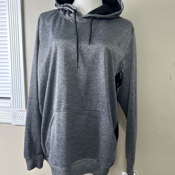 Game Time men’s size, large gray, and black hoodie - Picture 2 of 10
